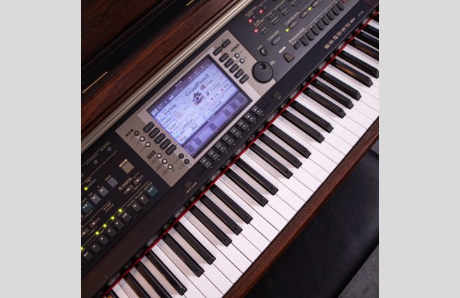 Used Yamaha CVP208 Satin Mahogany Digital Piano Complete Package (SN:601617) - Image 8